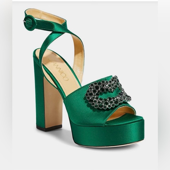 Giannico Daphne Embellished Platform Sandals - Picture 5 of 7